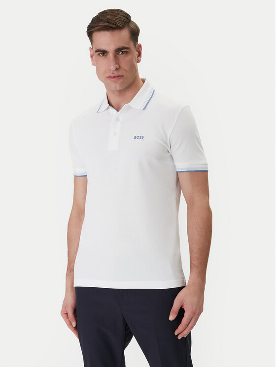 BOSS Polo Paddy 50469055 Beżowy Regular Fit