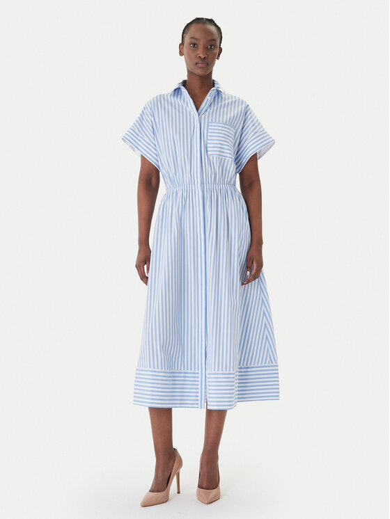 JOOP! Sukienka koszulowa Donika 30101379 Błękitny Regular Fit