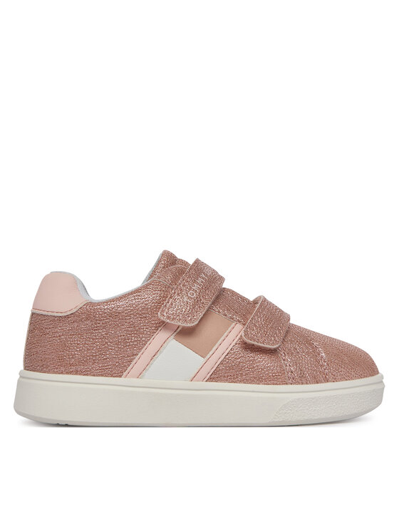 Tommy Hilfiger Sneakersy Flag Low Cut Velcro T1A9-34232-0745302 M Różowy