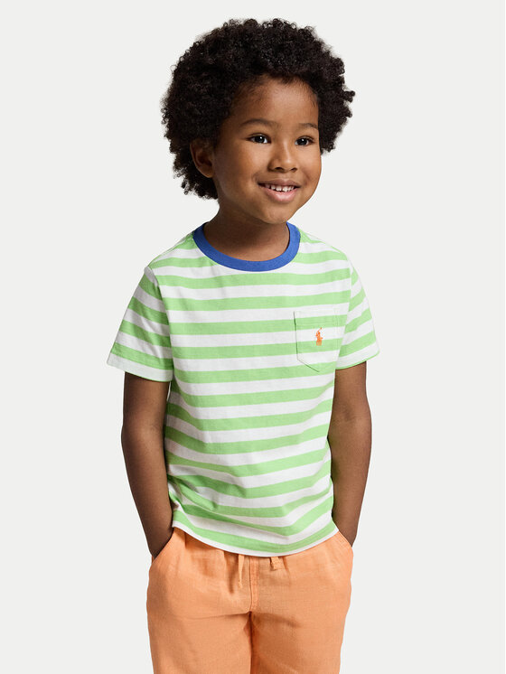 Polo Ralph Lauren T-Shirt 322B13586002 Zielony Regular Fit