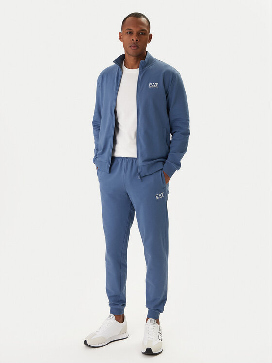 EA7 Emporio Armani Dres 8NPV60 PJVRZ Granatowy Regular Fit