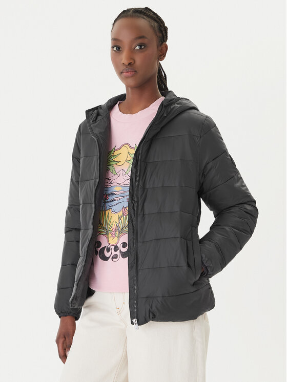 Roxy Kurtka zimowa Wind Bliss ERJJK03618 Czarny Relaxed Fit