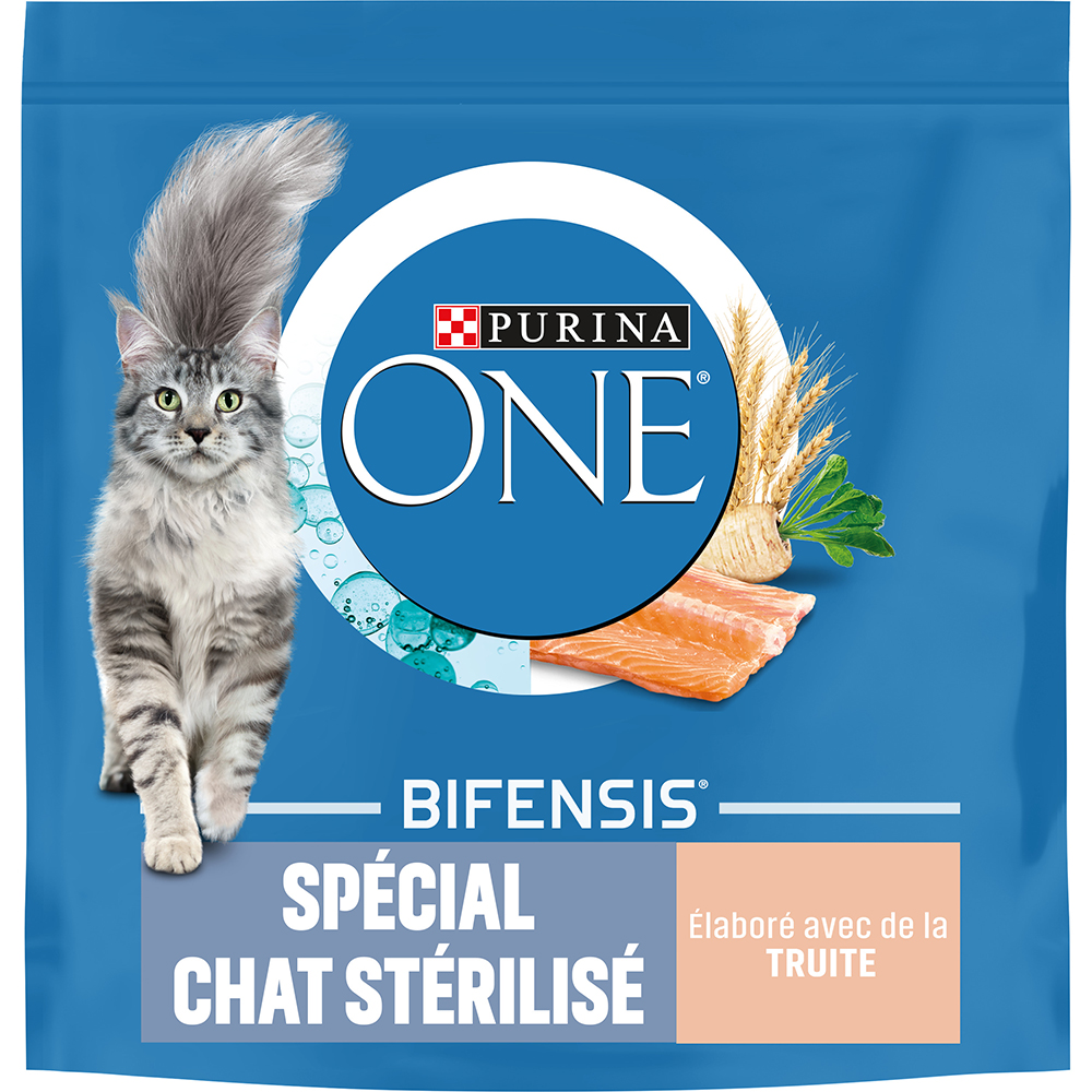 PURINA ONE Sterylizowany pstrąg dla kotów, pszenica - 1,5 kg miniaturka