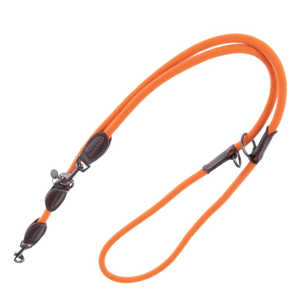 Nomad Tales Spirit, obroża, kolor tangerine - Pasująca smycz: dł. 200 cm, Ø 10 mm
