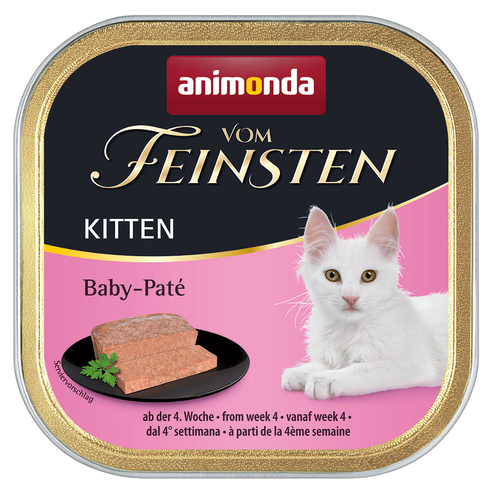 animonda vom Feinsten Baby Paté, 6 x 100 g - Z naturalną tauryną