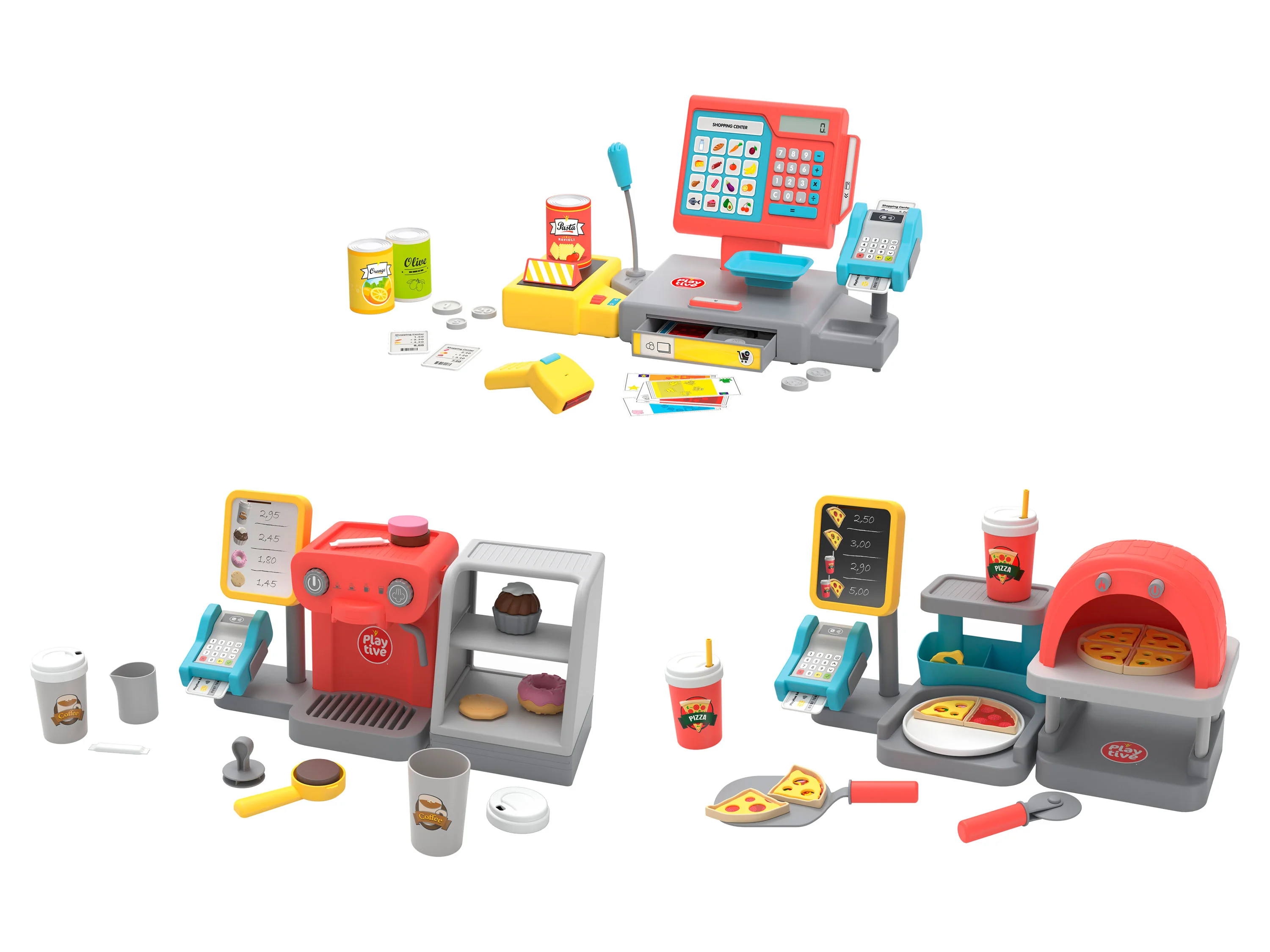 Playtive Kasa, Kawiarnia lub Pizzeria, do zabawy miniaturka
