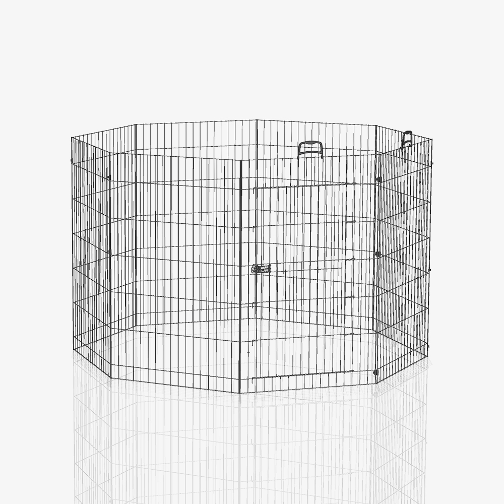 Ferplast Ośmiokątny kojec - Rozmiar L: 8 elementów  (szer. x wys.: 57 x 91,5 cm)