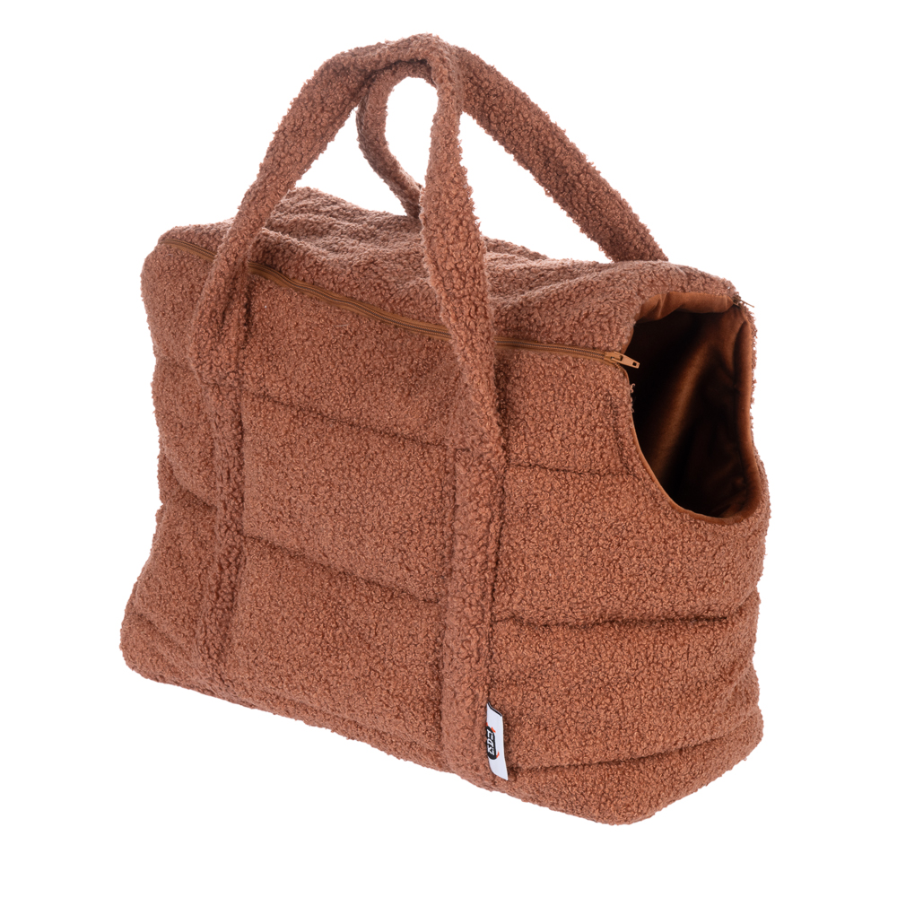 TIAKI torba transportowa Teddy dla psów - Miedziany(dł. x szer. x wys.): ok. 40 x 20 x 30 cm