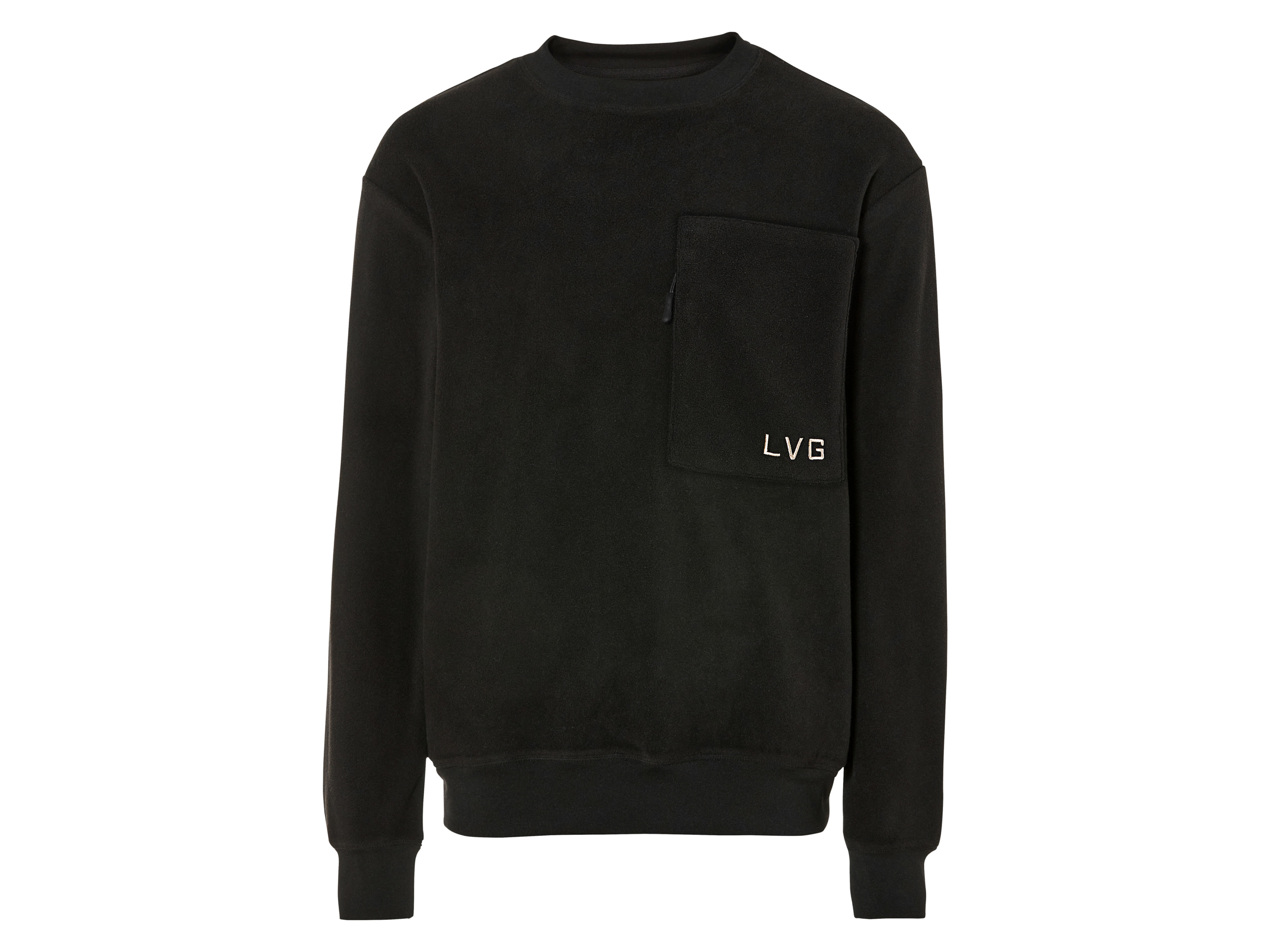 LIVERGY® Bluza męska polarowa (S(44/46), Czarny) miniaturka