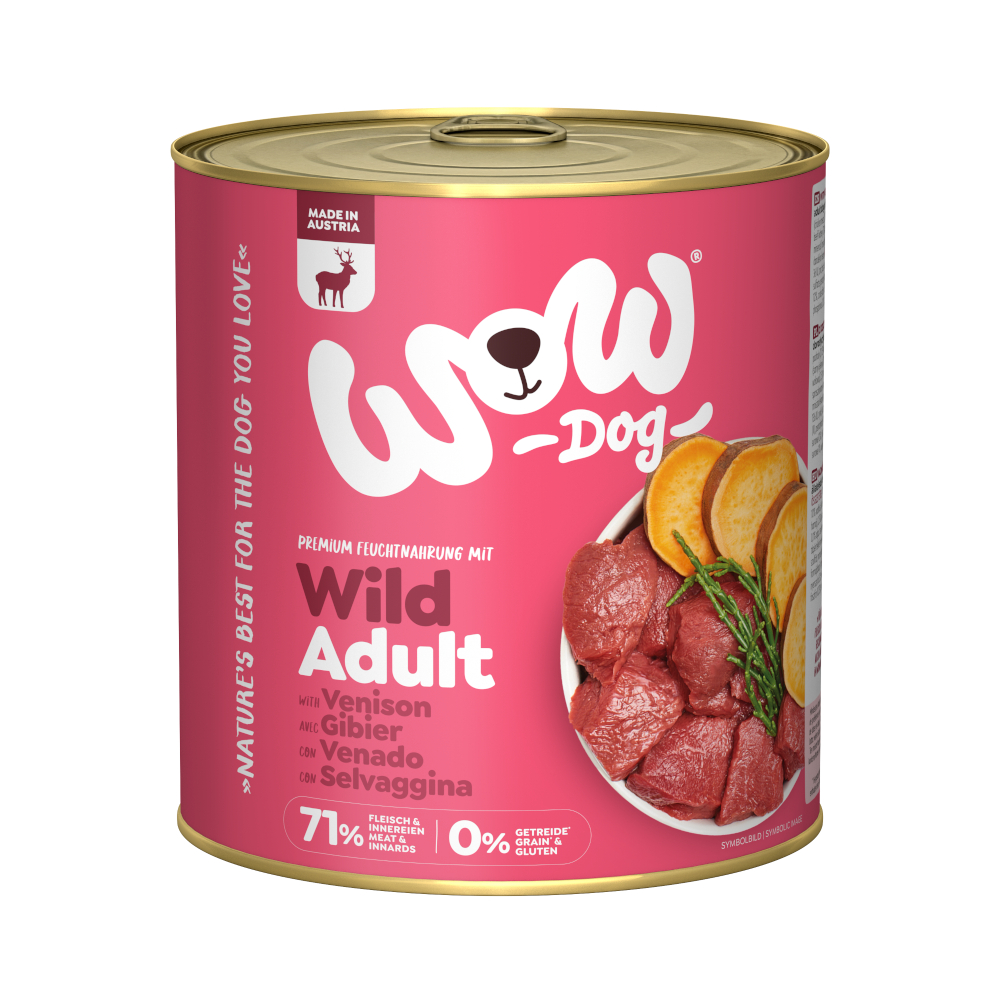 WOW Adult 6 x 800 g - Dziczyzna