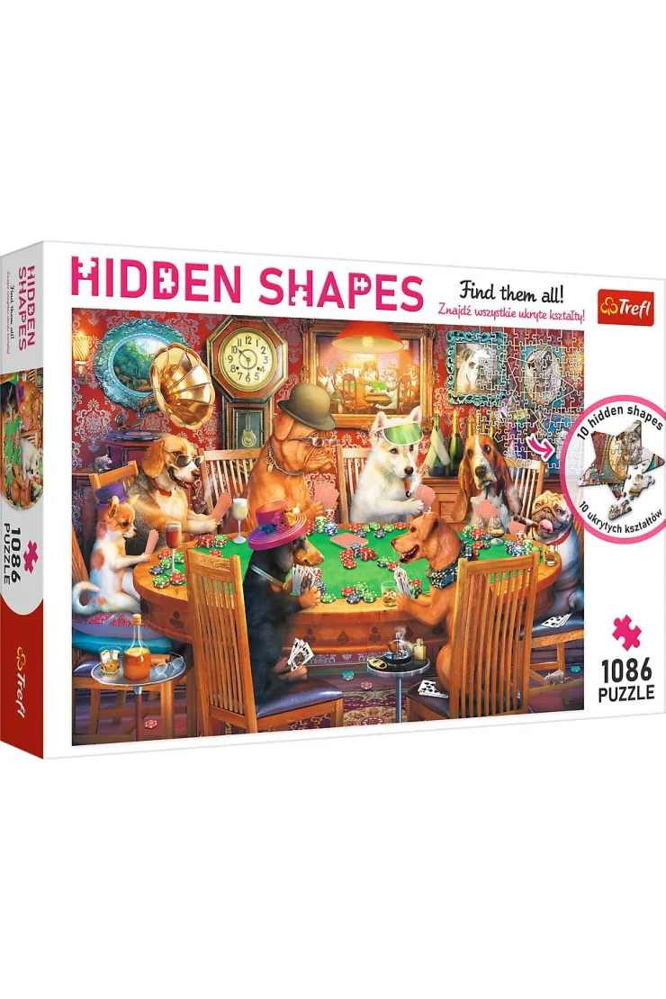 Puzzle 1086 el. Hidden Shapes. Wieczór gier