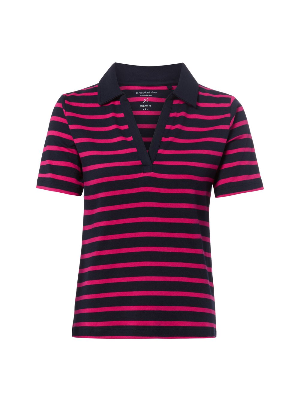 brookshire Damska koszulka polo Kobiety Bawełna wyrazisty róż, XL