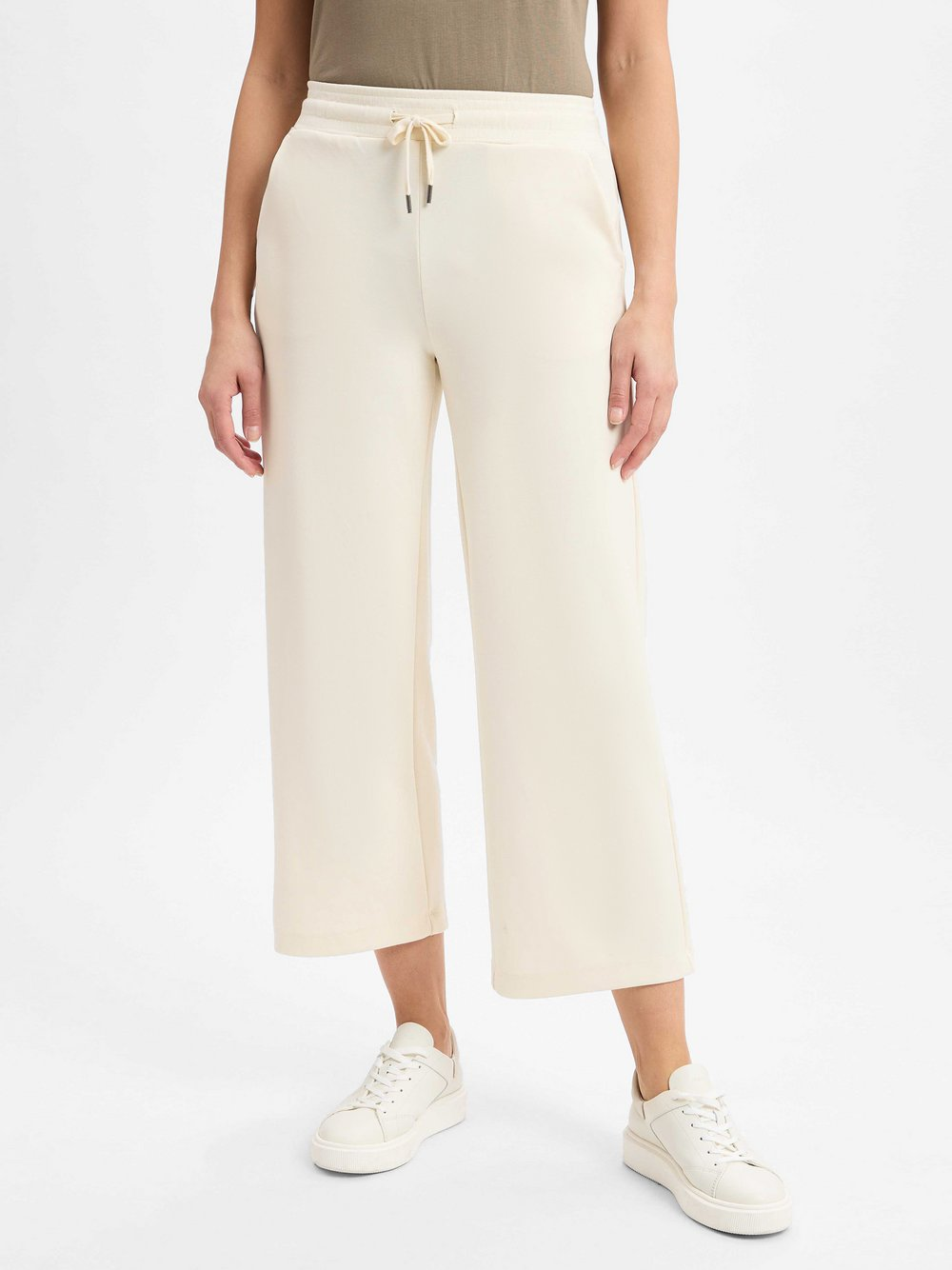 soyaconcept® Damskie spodnie do biegania - SC-Banu 33 Kobiety Modal biały, XS