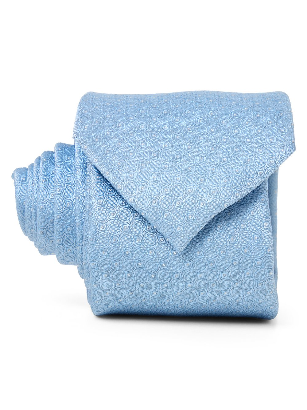 Andrew James Krawat wykonany z jedwabiu Mężczyźni Jedwab niebieski, ONE SIZE