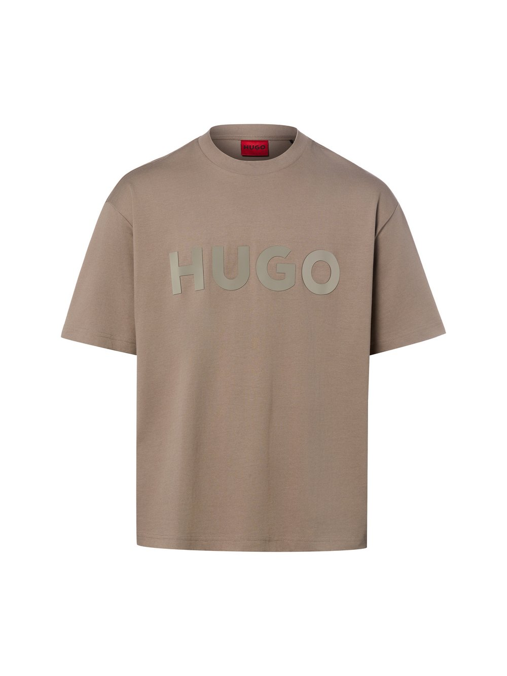 HUGO Koszulka męska - Dinkee Mężczyźni Bawełna (100%) brązowy, XL