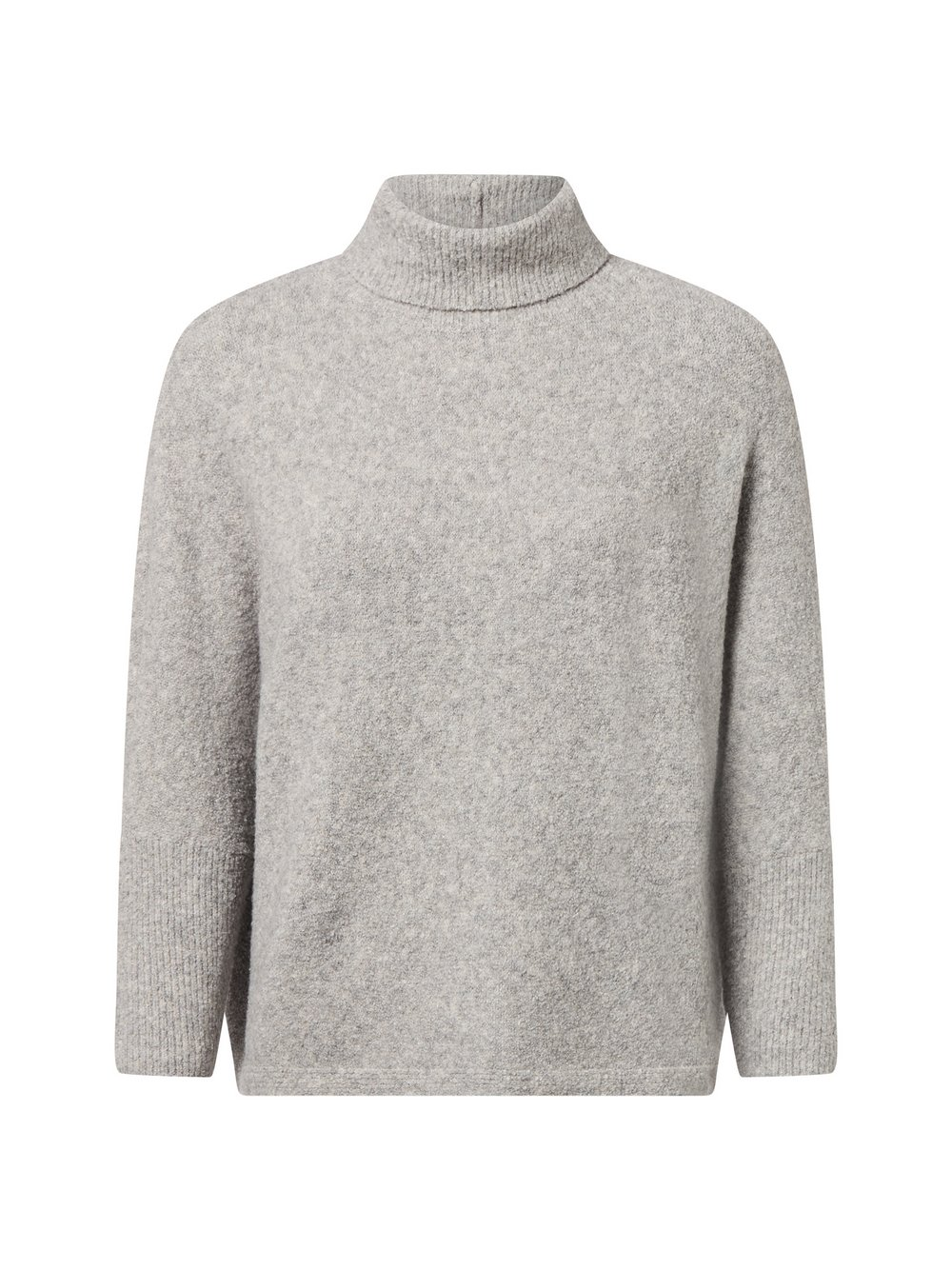 Someday Damski sweter z dzianiny z wełną - detal Tiola Kobiety Sztuczne włókno szary, M