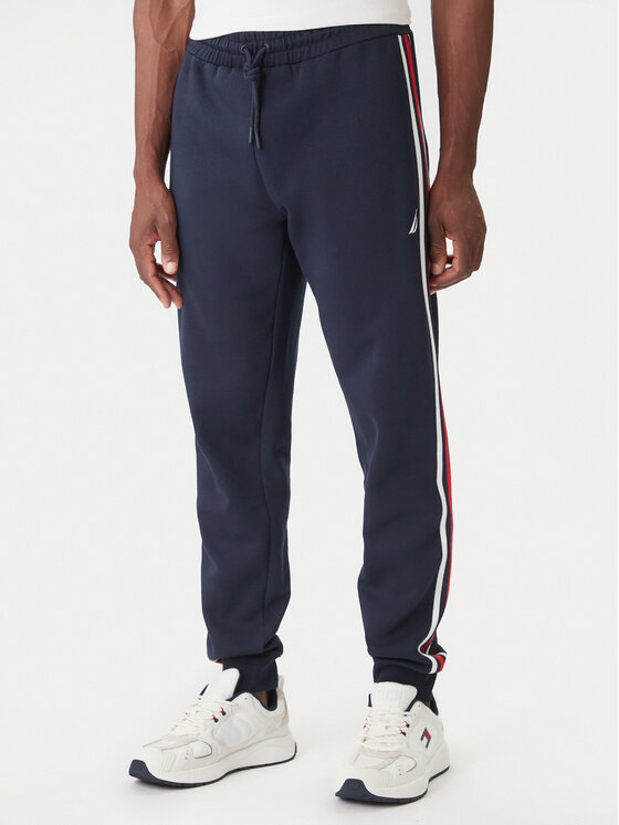 Nautica Spodnie dresowe Yakima N1T04064 Granatowy Regular Fit