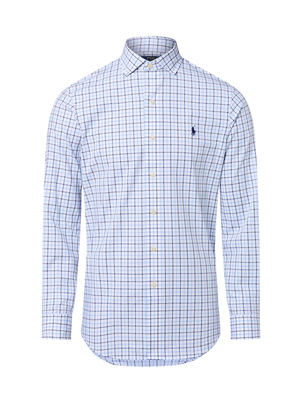 Polo Ralph Lauren Męska koszula casual Mężczyźni Comfort Fit Bawełna niebieski, L