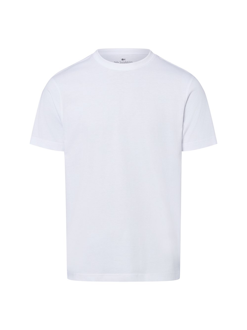 Nils Sundström T-shirt w 2-paku Mężczyźni Bawełna biały, M