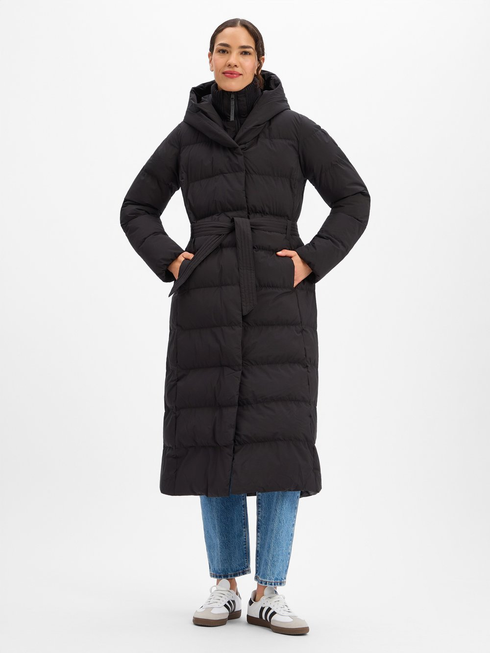Ragwear Damski płaszcz funkcjonalny - Niani Long Kobiety czarny, S