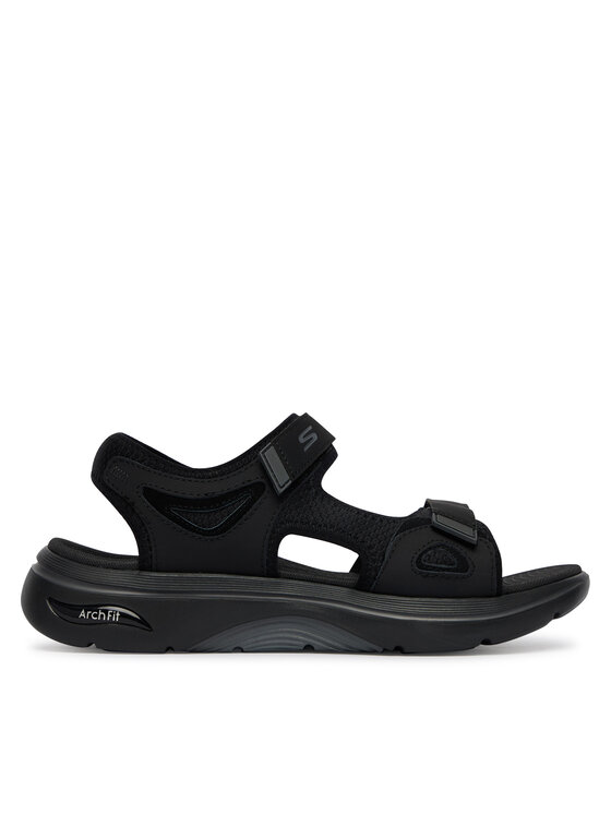 Skechers Sandały Go Walk Arch Fit 2.0 229309/BBK Czarny