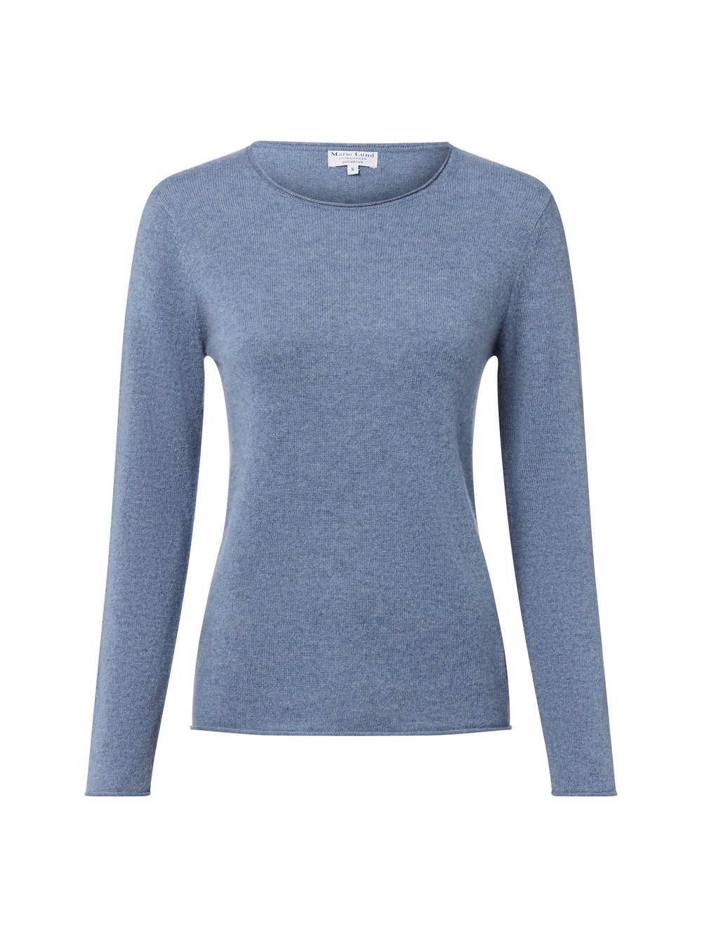 Marie Lund Damski sweter z czystego kaszmiru Kobiety Kaszmir niebieski, XS