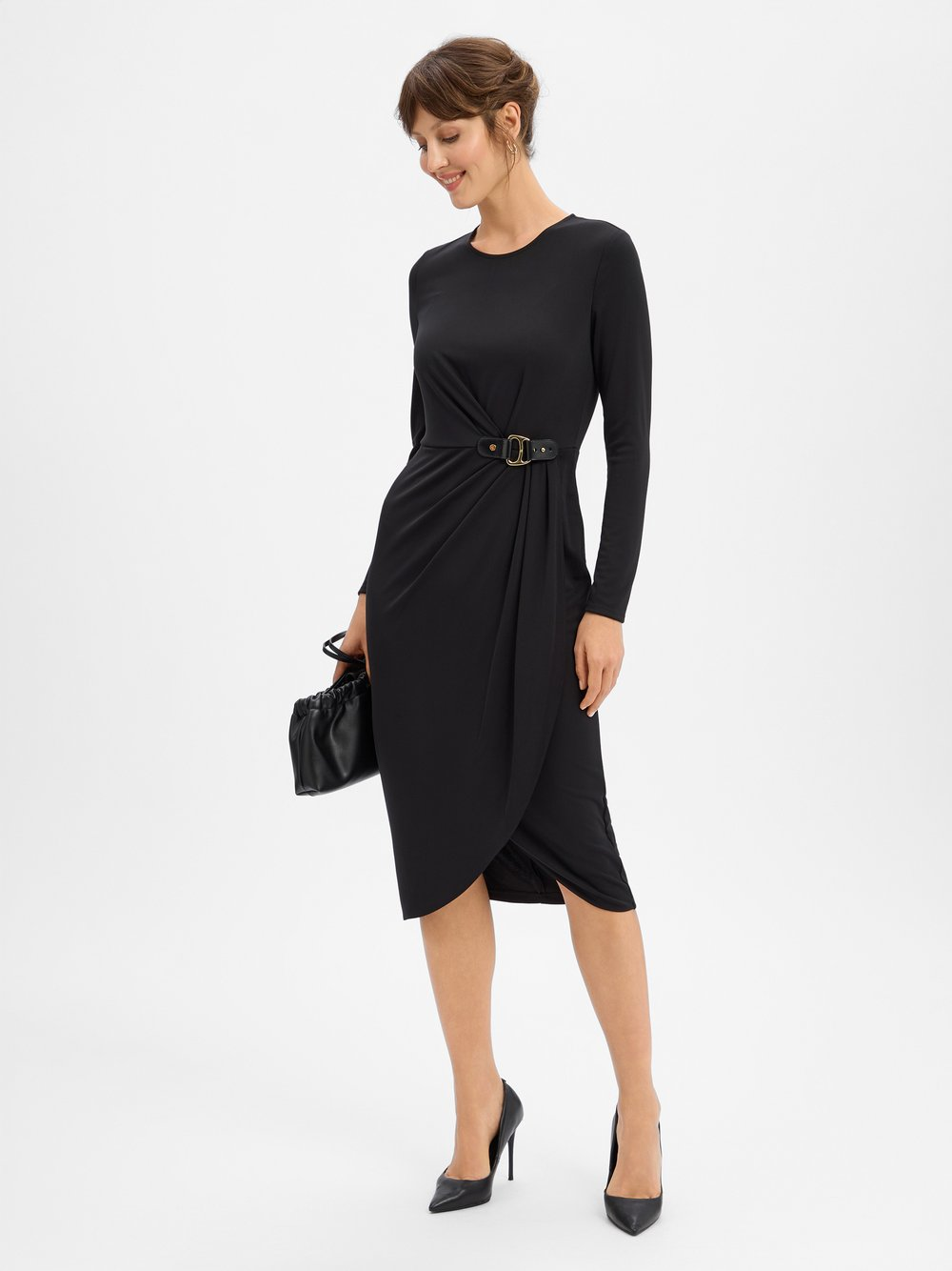 Lauren Ralph Lauren Sukienka damska Kobiety czarny, 38