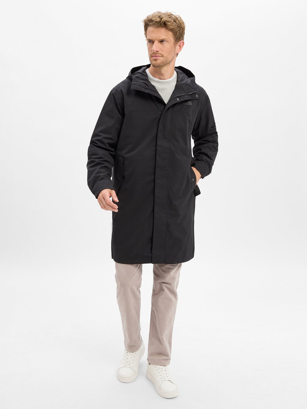The North Face Parka męska - Nukabira Mężczyźni czarny, M