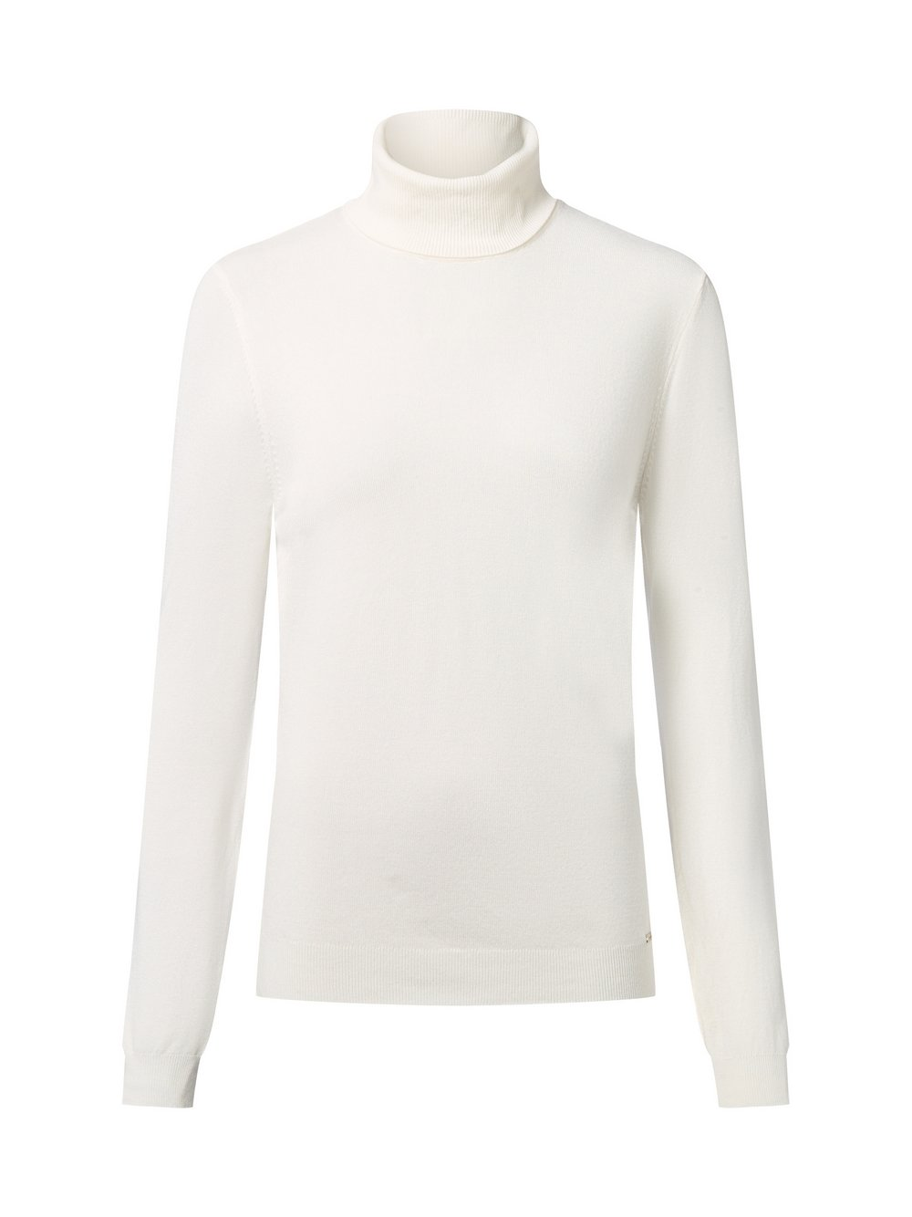 More & More Damski sweter z golfem Kobiety Sztuczne włókno biały, 42
