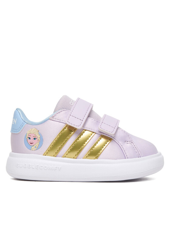 adidas Sneakersy Disney Frozen Grand Court 3.0 JQ4356 Fioletowy