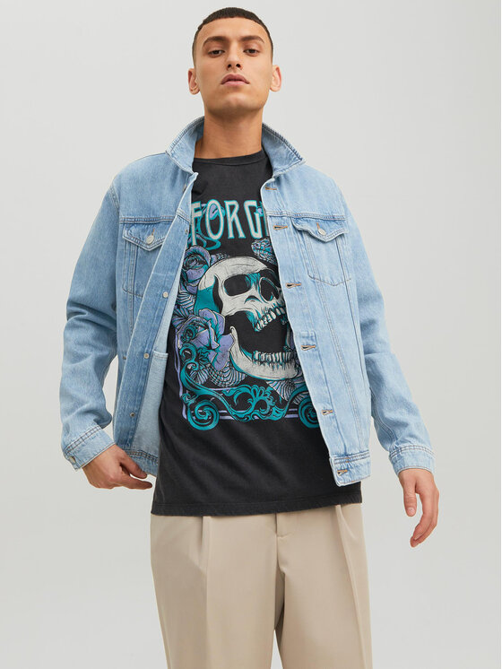 Jack & Jones Kurtka jeansowa Jean 12223612 Niebieski Regular Fit