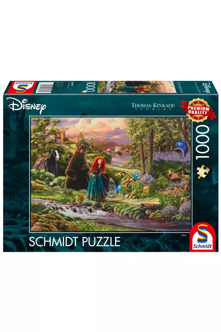 Puzzle 1000 el. PQ T.Kinkade Merida waleczna 112965