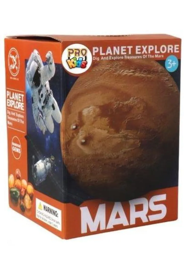 Wykopaliska minerałów planeta Mars