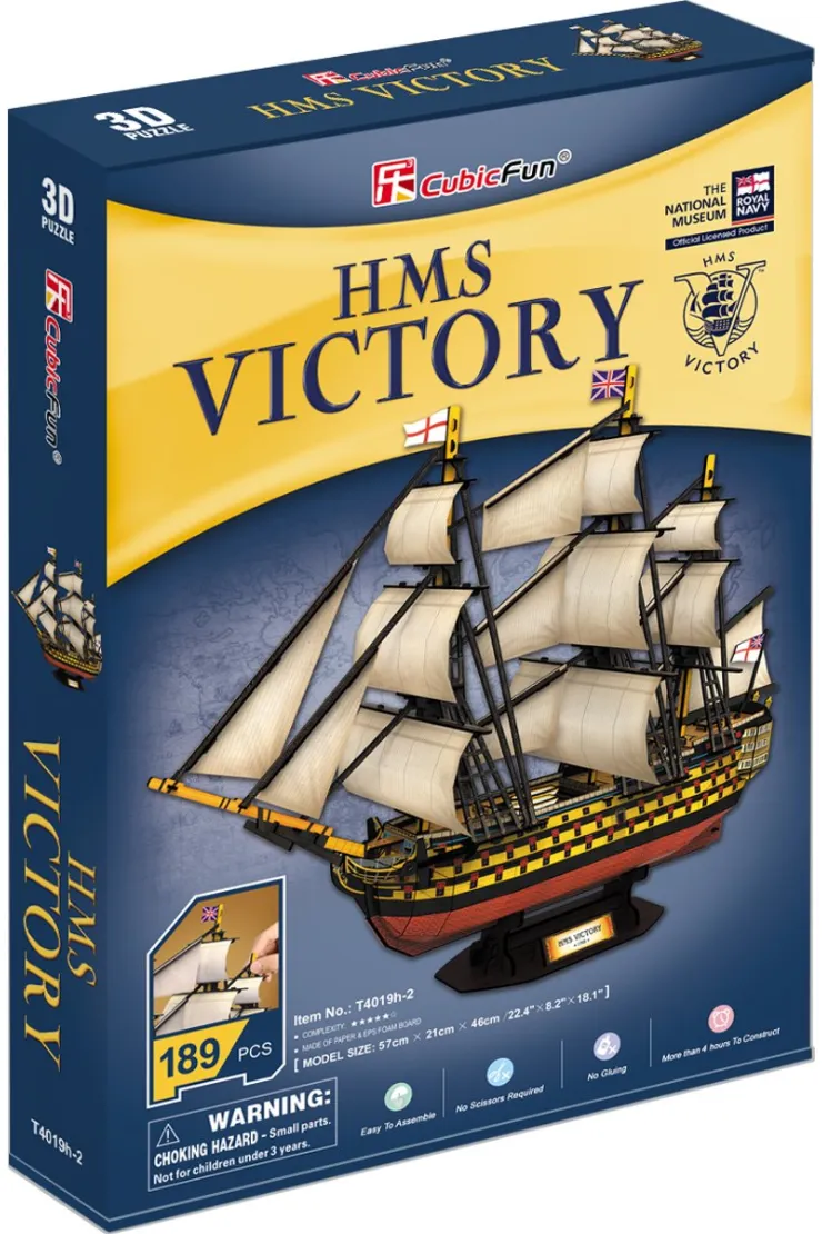 Puzzle 3D 189 el. Żaglowiec HMS Victory