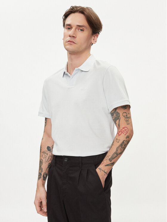 Pepe Jeans Polo New Oliver PM542099 Niebieski Regular Fit