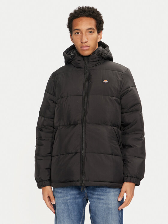 Dickies Kurtka zimowa Waldenburg DK0A4YEY Czarny Regular Fit