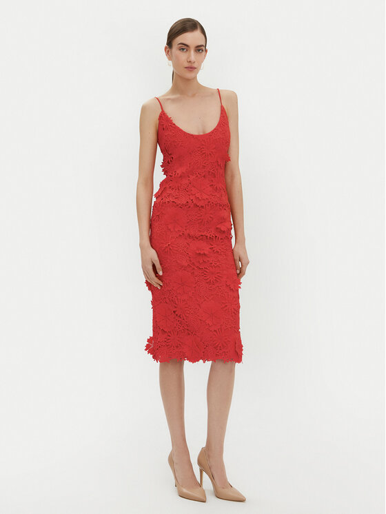 Bardot Sukienka koktajlowa 59747DB Czerwony Regular Fit
