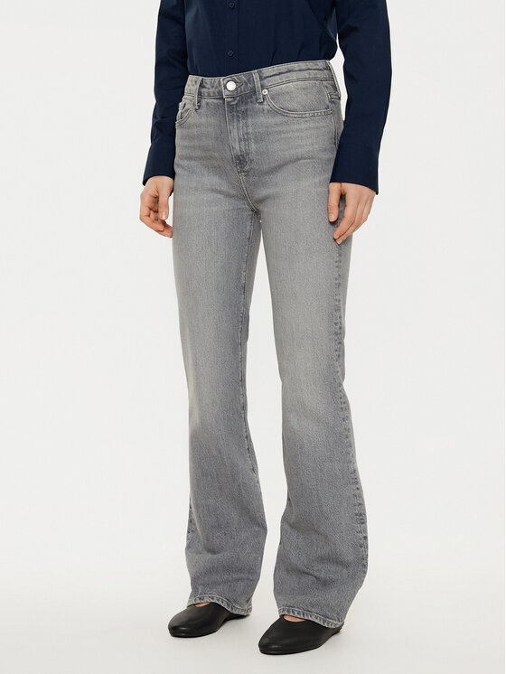 Tommy Hilfiger Jeansy WW0WW43703 Szary Flare Fit