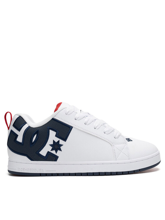 DC Shoes Sneakersy COURT GRAFFIK DC01661111 Biały