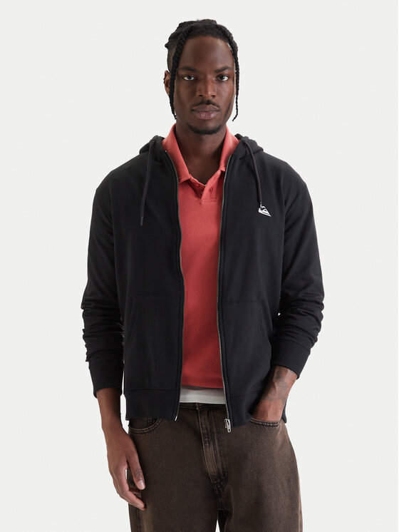 Quiksilver Bluza EQYFT04952 Czarny Regular Fit