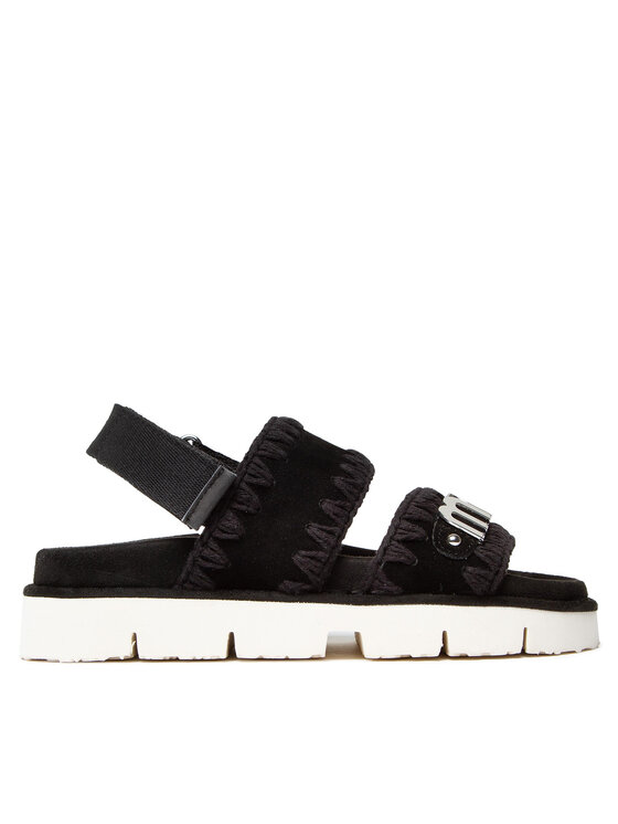 Mou Sandały New Bio Sandal SW461001A Czarny