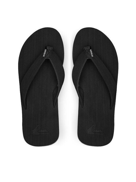 Quiksilver Japonki MOLOKAI LAYBACK TEXTURED AQYL101266 XKWK Czarny