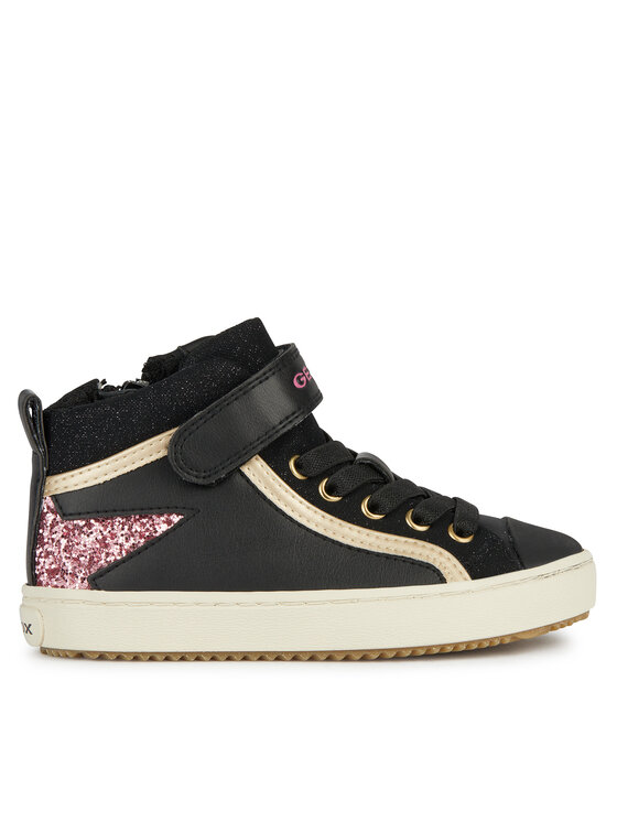 Geox Sneakersy J Kalispera Girl J944GM 054GN C9231 D Czarny