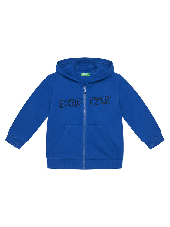 United Colors Of Benetton Bluza 3J68G503V Niebieski Regular Fit