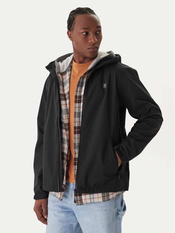 Billabong Kurtka przeciwdeszczowa Rainstorm EBYJK00137 Czarny Regular Fit