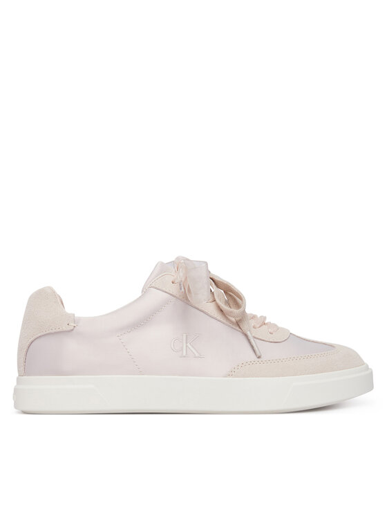 Calvin Klein Sneakersy Low Pro Cupsole Wt Satin Mix HW0HW03288 Brązowy