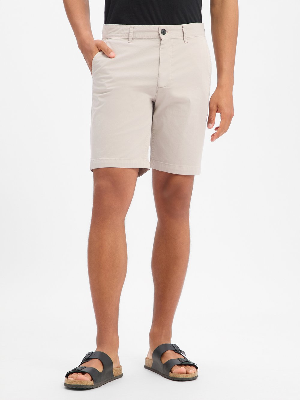 BOSS Orange Szorty - Chino Slim Mężczyźni Bawełna beżowy, 40