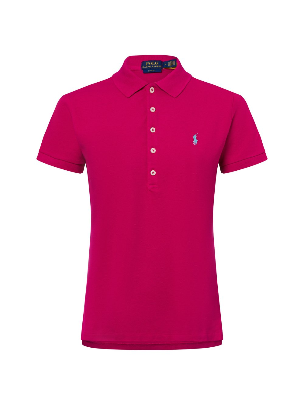 Polo Ralph Lauren Damska koszulka polo Kobiety Bawełna wyrazisty róż, XL