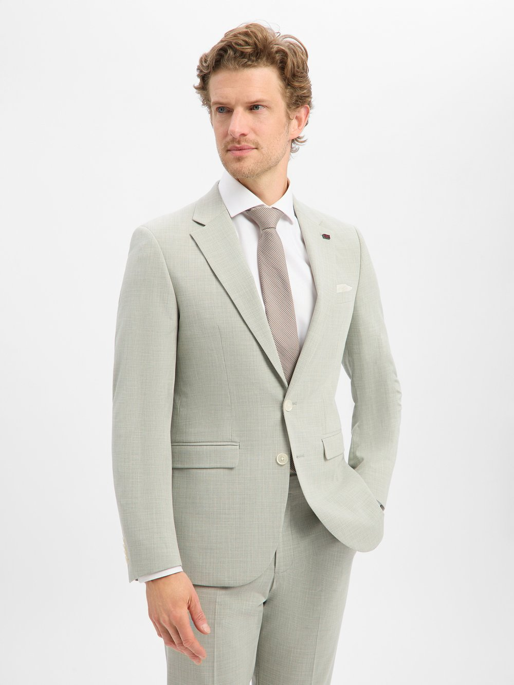 Finshley & Harding London Męska kurtka modułowa - Brixdon Mężczyźni Slim Fit Sztuczne włókno szary, 56