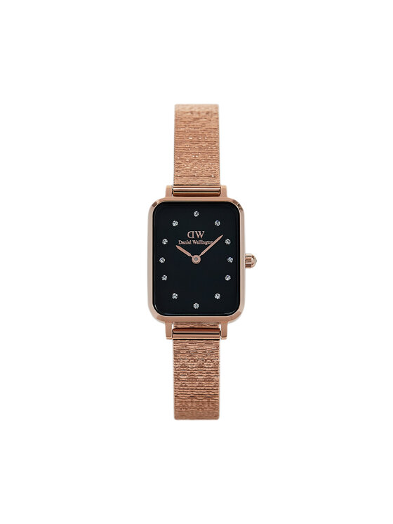 Daniel Wellington Zegarek Quadro Lumine Pressed Piano DW00100579 Złoty